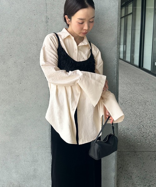 select MOCA by son」 長袖シャツ FREE グレー レディース : ZOZOTOWN