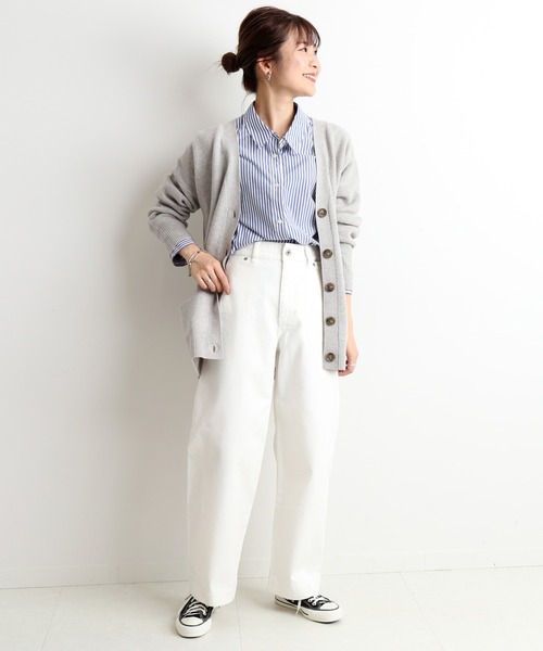 「SLOBE IENA」 ニットカーディガン FREE ベージュ レディース_画像5