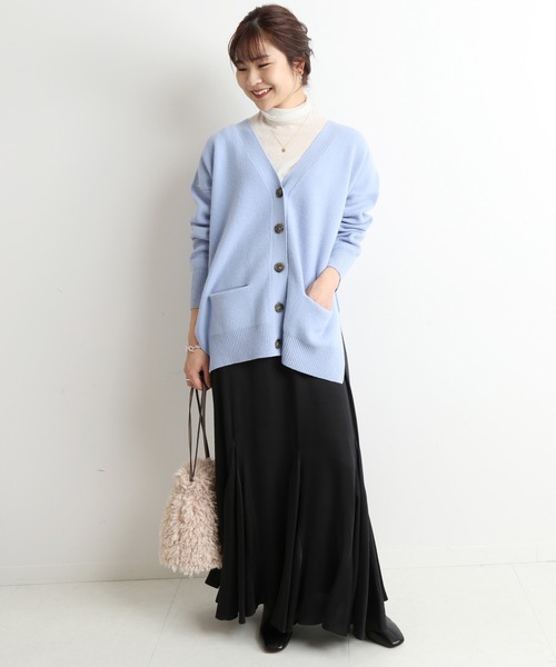 「SLOBE IENA」 ニットカーディガン FREE ベージュ レディース_画像7