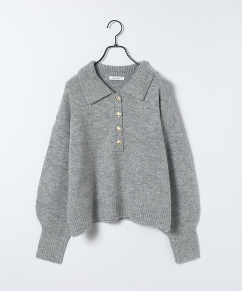 JEANASIS（ジーナシス） ニット セーター 「選べる着丈」7Gアルパカ