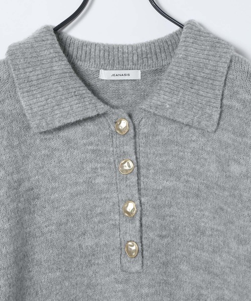 JEANASIS（ジーナシス） ニット セーター 「選べる着丈」7Gアルパカ