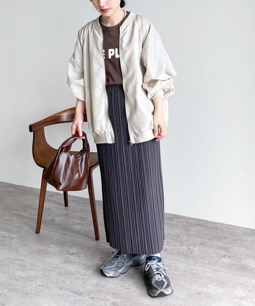 「reca」 ブルゾン M オフホワイト レディース_画像3