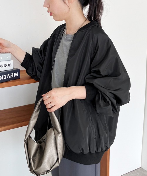 「reca」 ブルゾン M オフホワイト レディース_画像5