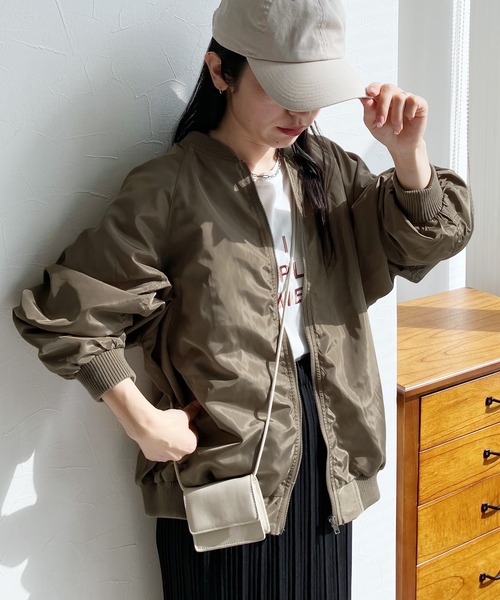 「reca」 ブルゾン M オフホワイト レディース_画像9