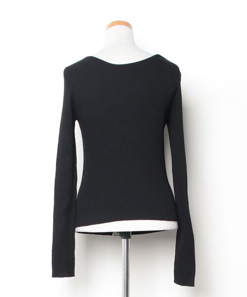 「MURUA」 長袖ニット FREE ブラック レディース_画像2
