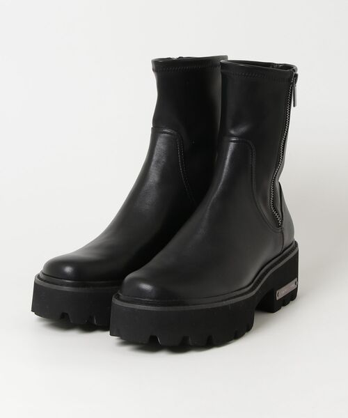 チャールズアンドキース　ショートブーツ　BLACK CHARLES ＆ KEITH（チャールズ&キース） 「CHARLES & KEITH」 ショート