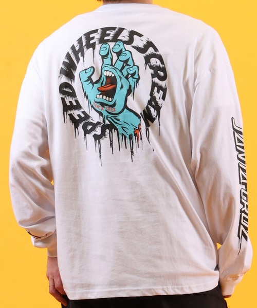 SANTA CRUZ（サンタクルーズ） tシャツ TAGGED SPEED WHEELS L/S T