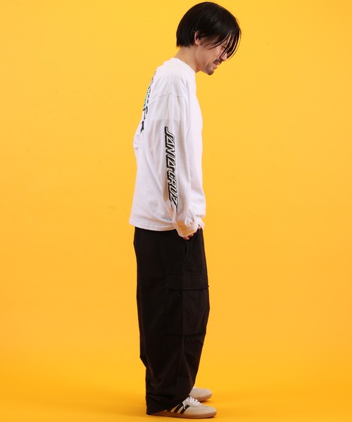 SANTA CRUZ（サンタクルーズ） tシャツ TAGGED SPEED WHEELS L/S T