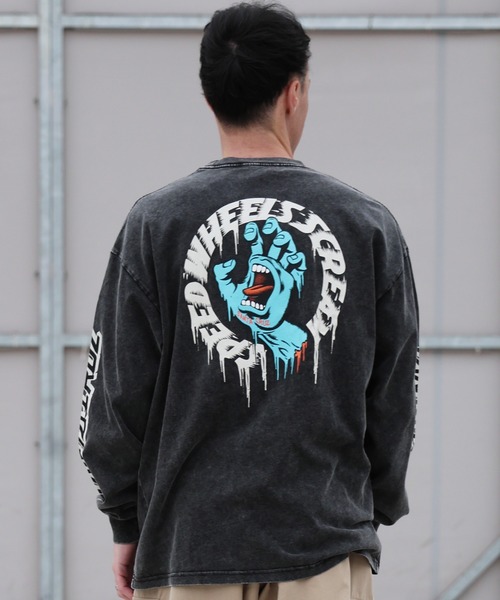 SANTA CRUZ（サンタクルーズ） tシャツ TAGGED SPEED WHEELS L/S T