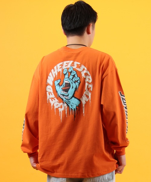 SANTA CRUZ（サンタクルーズ） tシャツ TAGGED SPEED WHEELS L/S T