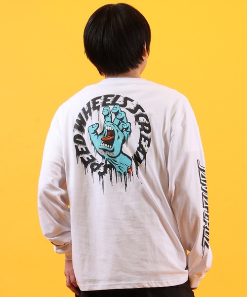 SANTA CRUZ（サンタクルーズ） tシャツ TAGGED SPEED WHEELS L/S T