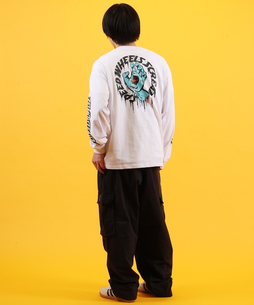 SANTA CRUZ（サンタクルーズ） tシャツ TAGGED SPEED WHEELS L/S T