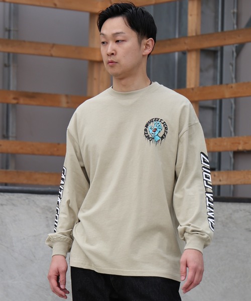 SANTA CRUZ（サンタクルーズ） tシャツ TAGGED SPEED WHEELS L/S T