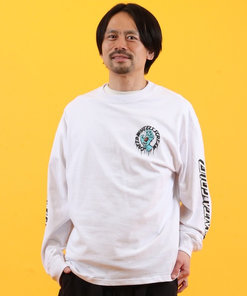 SANTA CRUZ（サンタクルーズ） tシャツ TAGGED SPEED WHEELS L/S T