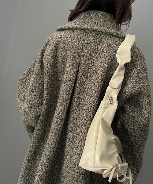 [mily bilet] бушлат LARGE Brown женский 