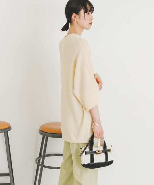 「UR Lab.」 長袖ニット FREE グリーン系その他 レディース_画像5