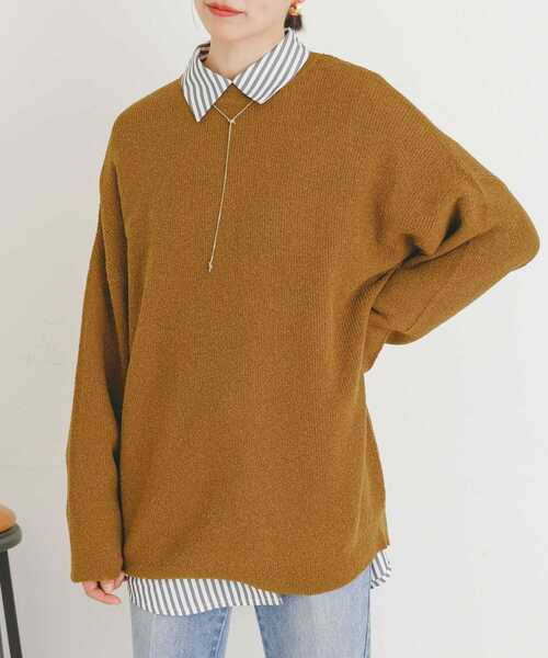 「UR Lab.」 長袖ニット FREE グリーン系その他 レディース_画像7