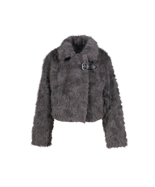 コート アウター FAUX FUR JACKET レディース メンズの画像