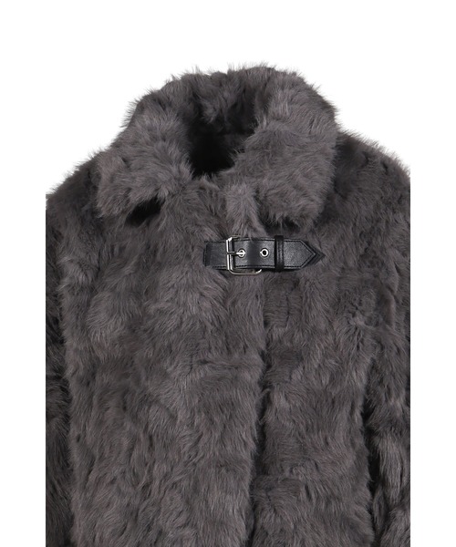 コート アウター FAUX FUR JACKET レディース メンズの画像