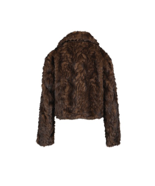 コート アウター FAUX FUR JACKET レディース メンズの画像