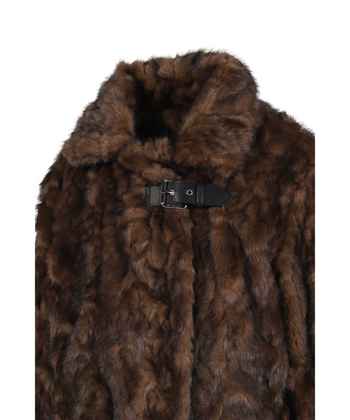 コート アウター FAUX FUR JACKET レディース メンズの画像