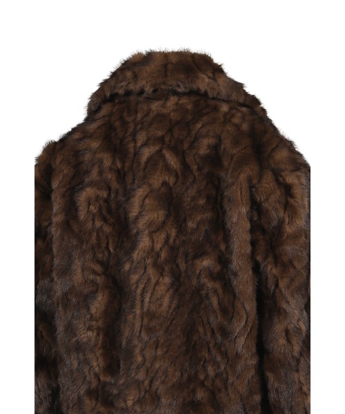 コート アウター FAUX FUR JACKET レディース メンズの画像