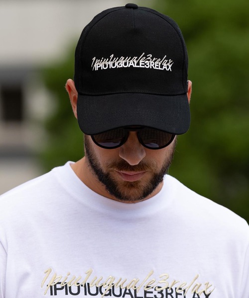 「1PIU1UGUALE3 RELAX 」 キャップ ONE SIZE ブラック メンズ_画像6