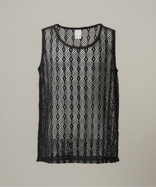 Casper John（キャスパージョン） タンクトップ Lace tank top/レース