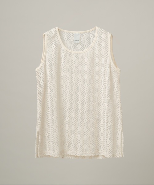 Casper John（キャスパージョン） タンクトップ Lace tank top/レース