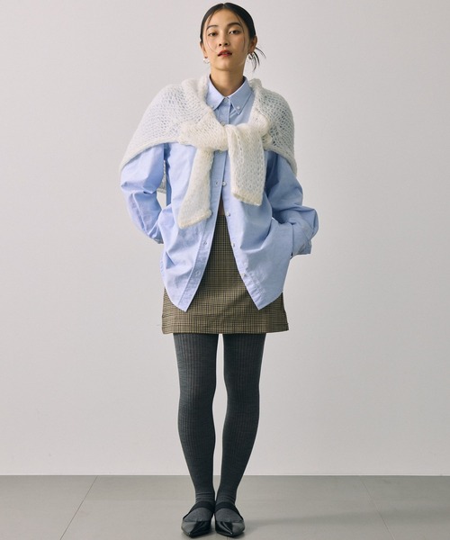 「BABYLONE」 長袖シャツ フリー ホワイト レディース_画像8