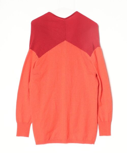 「SUNAOKUWAHARA」 ニットカーディガン Msize レッド レディース_画像2