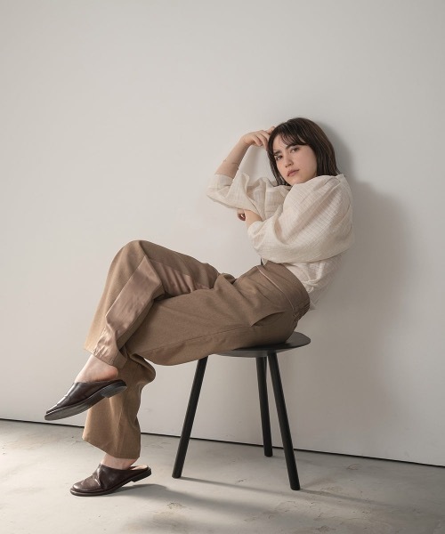 「lawgy」 パンツ M サンドベージュ レディース_画像9