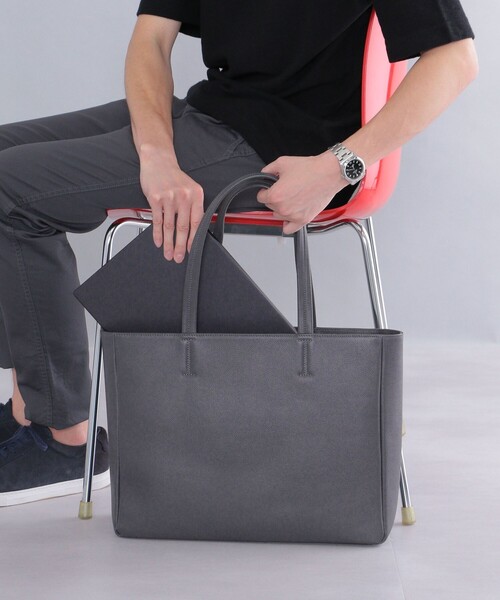 SHIPS メンズ トートバッグ ブラック SHIPS（シップス） トートバッグ ONE SIZE ブラック メンズ : ZOZOTOWN