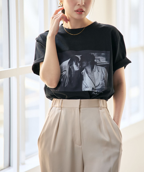 クチュールドアダム T-shirt　Jane&Serge in Taxi COUTURE D'ADAM/クチュールドアダム jane & serge taxi T Tシャツ 26SS