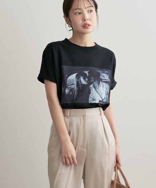 クチュールドアダム T-shirt　Jane&Serge in Taxi COUTURE D'ADAM/クチュールドアダム jane & serge taxi T Tシャツ 26SS