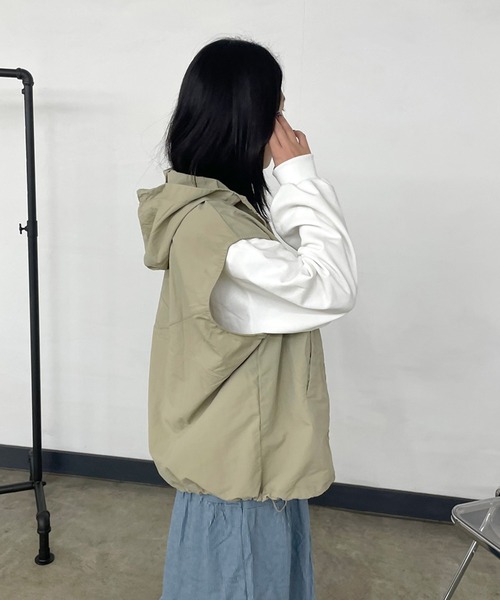 CRB ベスト ジレ ナイロンフードベスト レディース : ZOZOTOWN Yahoo