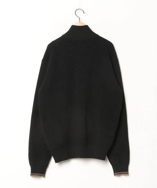 「FRED PERRY」 ニットカーディガン S ブラック レディースの画像