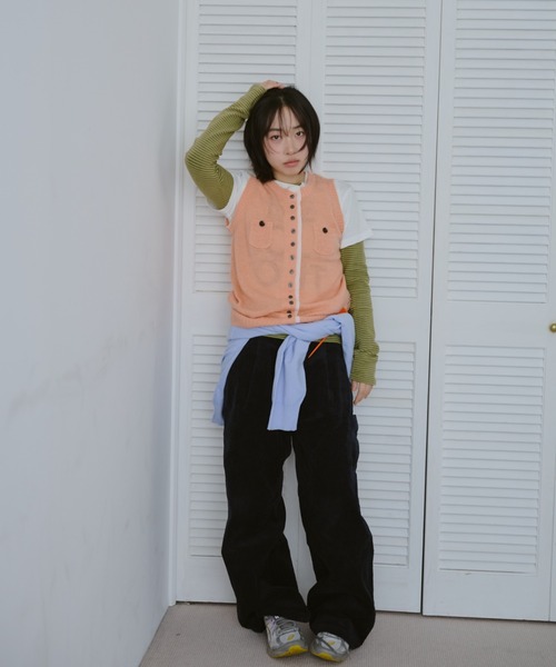 common gull products. ベスト ジレ ひそやかなニットベスト