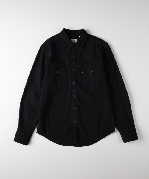 ワイズレッドレーベル シャツ 2 黒 ブラック 半袖 レギュラーカラー /NL Levi's（リーバイス） シャツ 「Levi's」クラシック ウェスタンシャツ