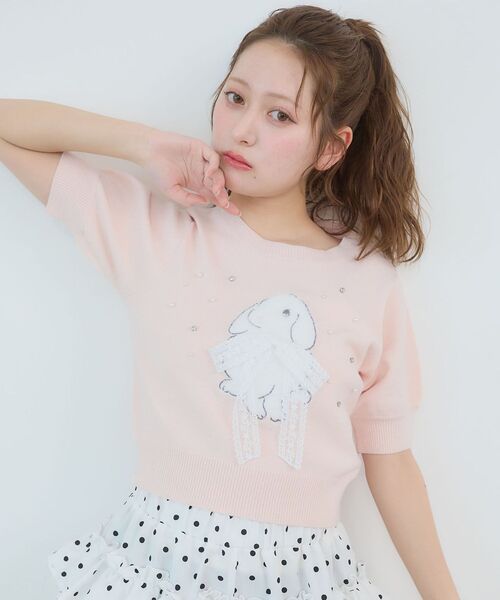 MAJESTIC LEGON（マジェスティックレゴン） ニット セーター リボン