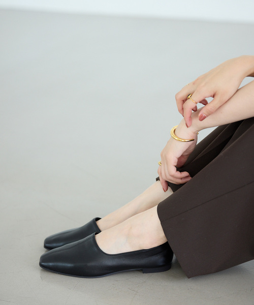 Le talon 新品　未使用　パンプス　フラットシューズ LE TALON（ル タロン） シューズ 「追加」レザーソフトハイバンプ