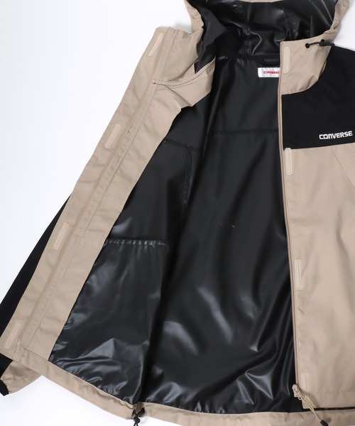 「CONVERSE」 マウンテンパーカー L ベージュ レディース_画像5