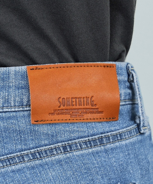 「SOMETHING」 デニムパンツ 29 ブラック系その他2 レディース