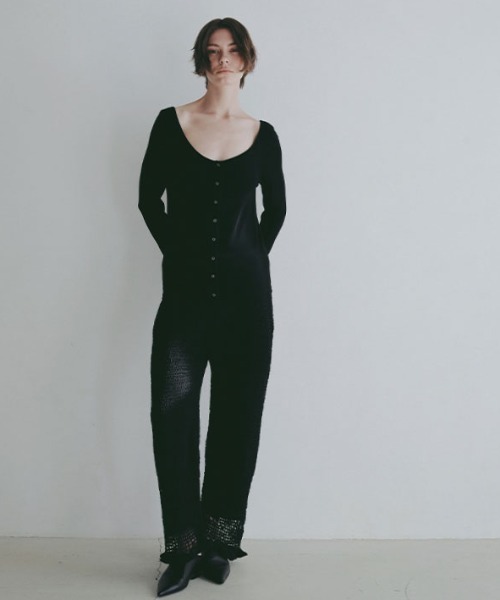 tシャツ バトーネックカットプルオーバー レディースの画像