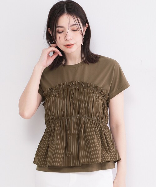 OPAQUE.CLIP（オペークドットクリップ） tシャツ 半袖 ビスチェ