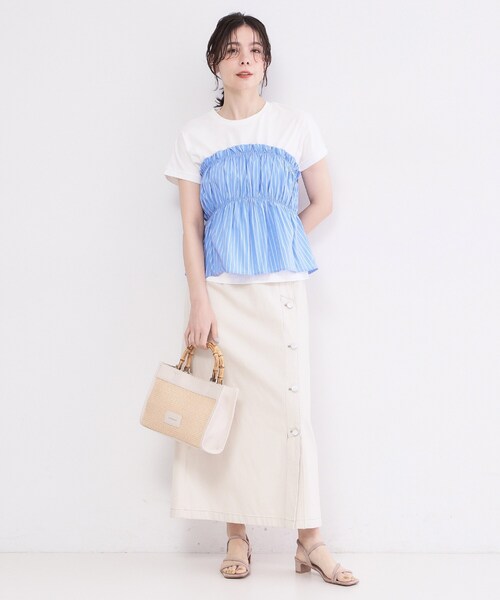 OPAQUE.CLIP（オペークドットクリップ） tシャツ 半袖 ビスチェ