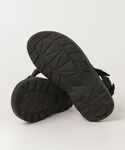 「Teva」 フラットサンダル 22cm ブラ...の詳細画像2