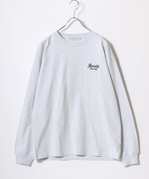 「POWER TO THE PEOPLE」 長袖Tシャツ M ホワイト メンズ_画像2