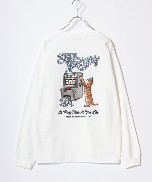 「POWER TO THE PEOPLE」 長袖Tシャツ M ホワイト メンズ_画像7