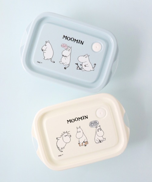 MOOMIN（ムーミン） 弁当箱 ユニークフェイス シールボックスM 2P
